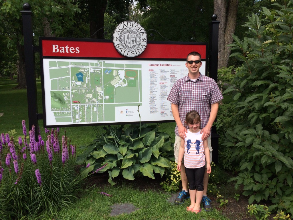 Bates college - sign